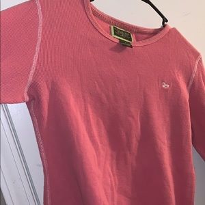 3/4 sleeve polo shirt